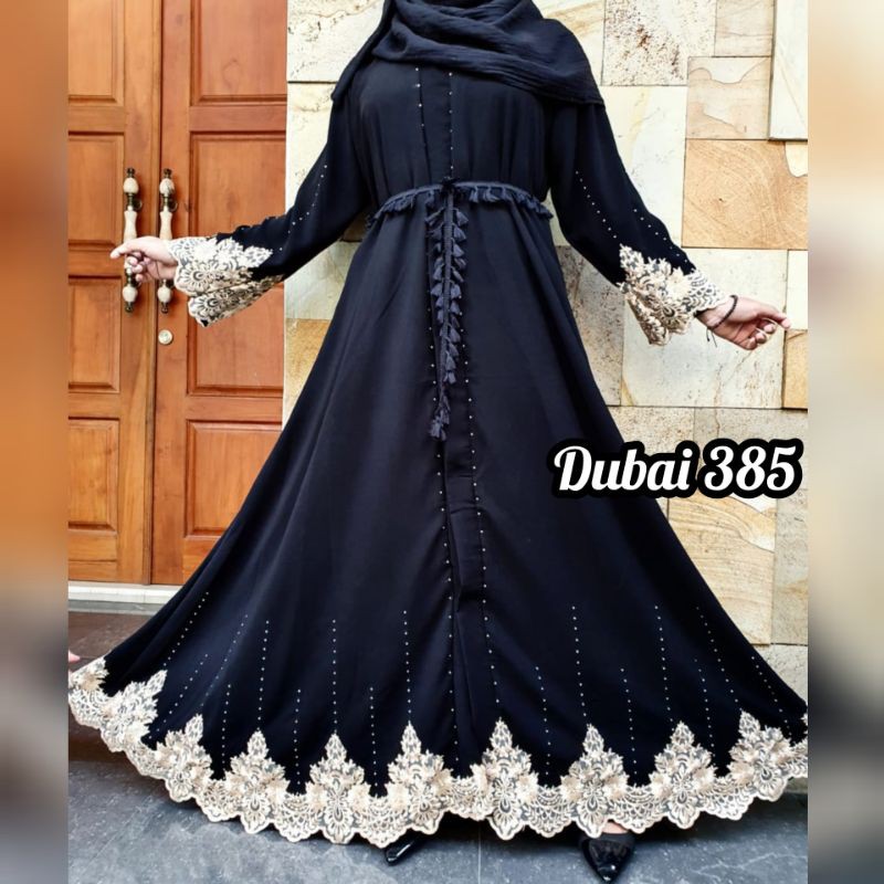 Abaya mewah pesta dubai 385