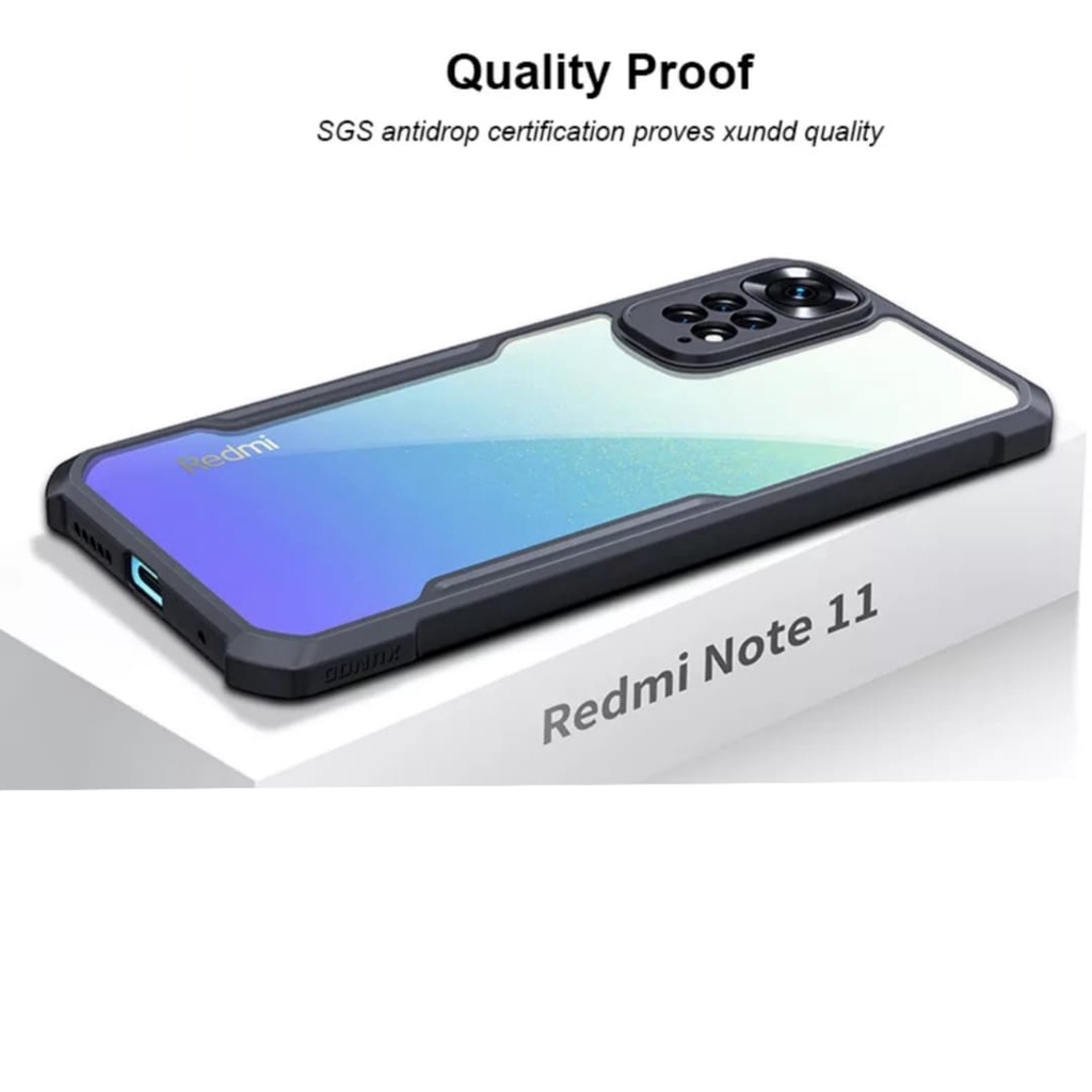 PROMO Case XIAOMI REDMI NOTE 11 / REDMI NOTE 11 PRO 5G Case Shockproof Casing Xundd Transparan Clear Protek Camera