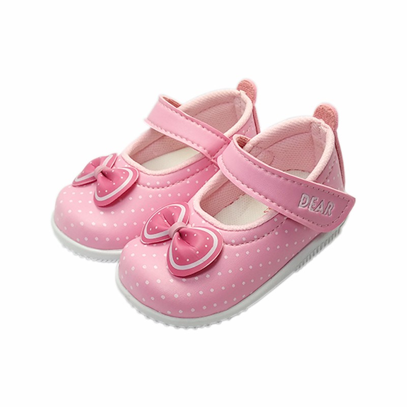 sepatu anak bayi perempuan unik bahan sol lembut model casual lucu murah bunyi cit terbaru C05 PINK