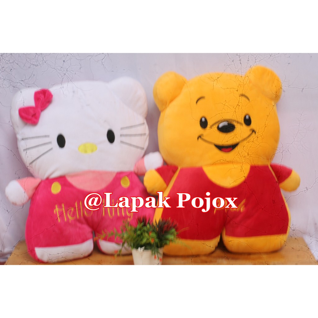 Boneka Bantal Hello Kitty &amp; Pooh Lucu