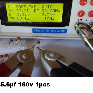 5.6 Pf 5.6Pf 160V Presisi Kapasitor Keramik Capasitor Ceramic Inwer1545 Dijamin Ori