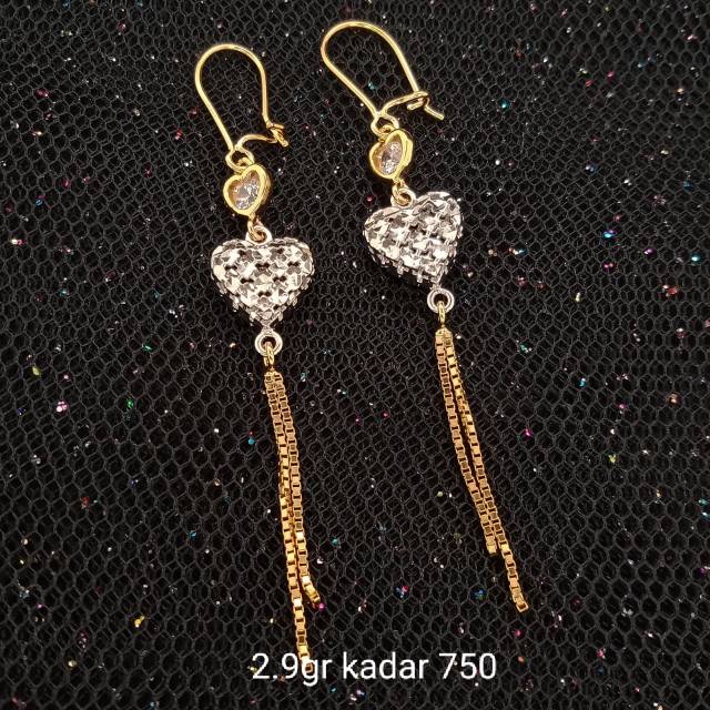 Anting Emas 17 K - 2.9gr Kadar 750 - 2902