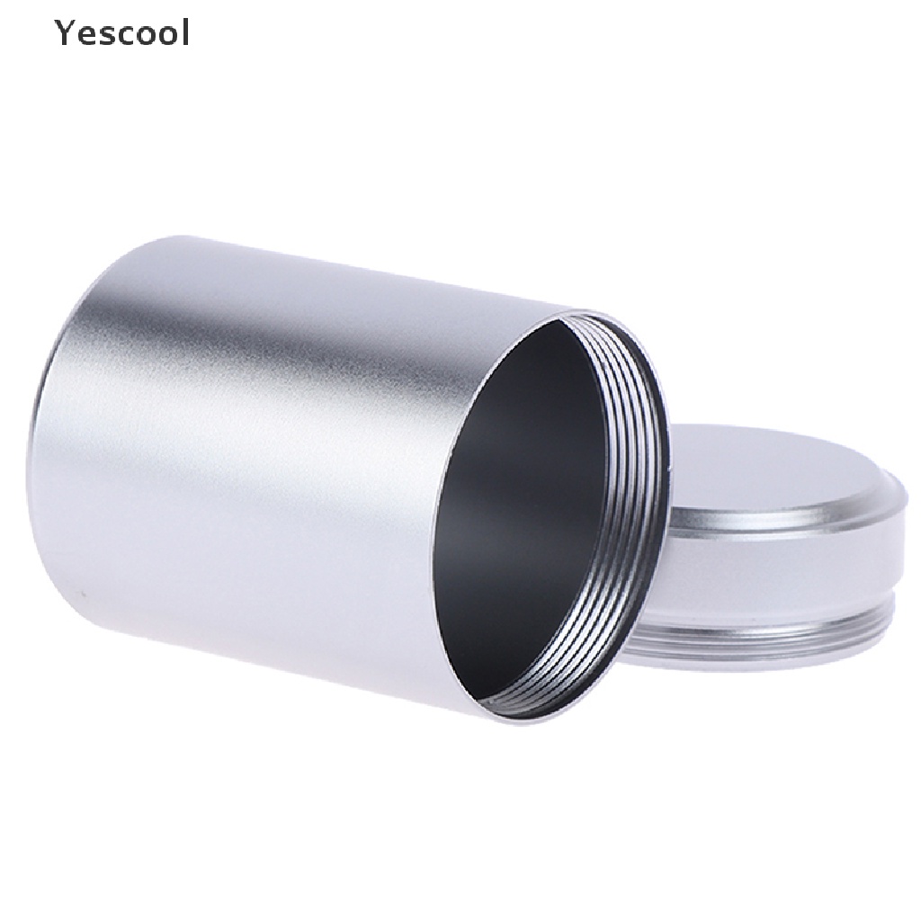 Yescool 1pc Toples Teh Herbal Kedap Udara Bahan Aluminum Warna Silver