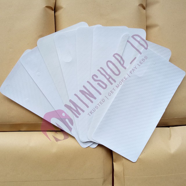 IPHONE 12 MINI / IPHONE 12 (5.4) SKIN CARBON BACKSCREEN PROTECTOR ANTI GORES HP