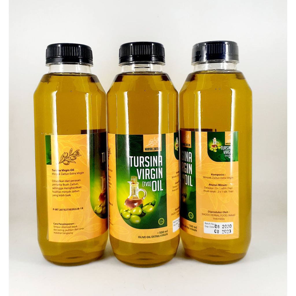 

MINYAK ZAETUN TURSINA VIRGIN OIL ( TVO ) 500ml // OLIVE OIL EXTRA VIRGIN