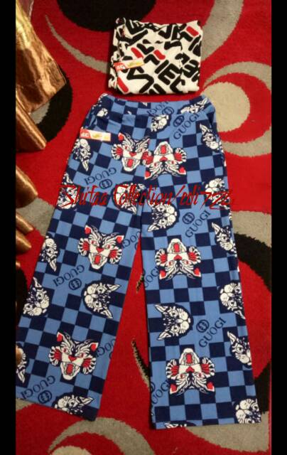 Celana Kulot Panjang Bermotif (BB 50-60 Kg / All Size Dewasa)