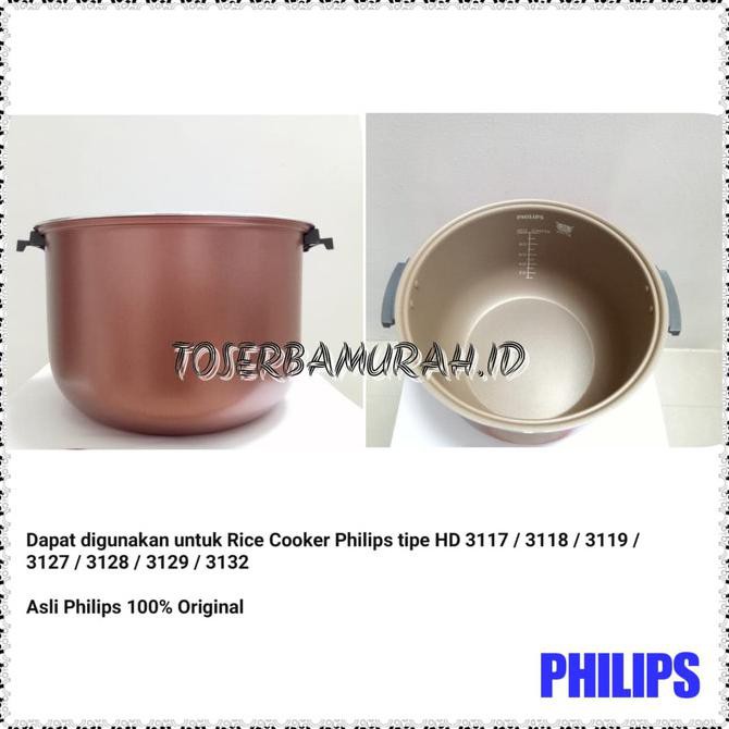 Panci / Teflon Rice Cooker Philips Hd3128 / Hd3127 / Hd 3132 - Promo 