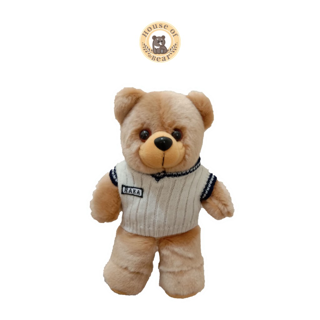 Boneka Beruang Baju Rajut