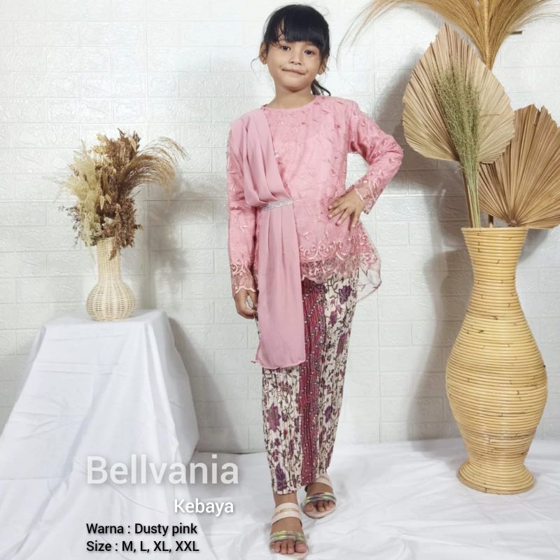 SETELAN KEBAYA ANAK AURORA SELENDANG / MODEL KEBAYA ANAK PEREMPUAN / KEBAYA ANAK / KEBAYA ANAK TANGG