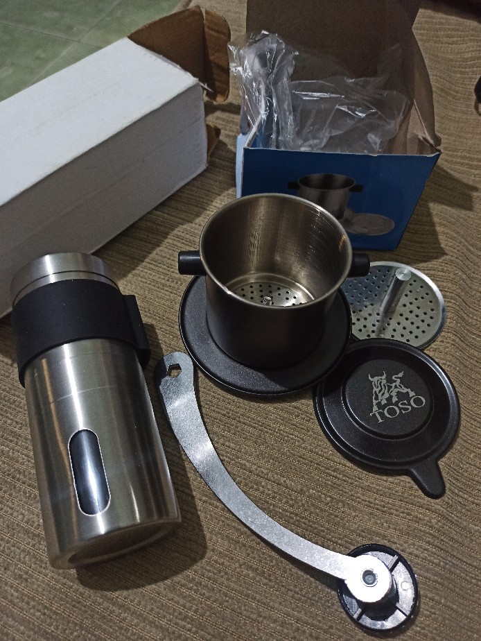 Handy Mill Mini Coffee Grinder Stainless Tg11 Gilingan Kopi Manual