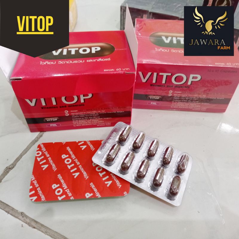 Vitop Doping Vitamin Ayam 1 Strip