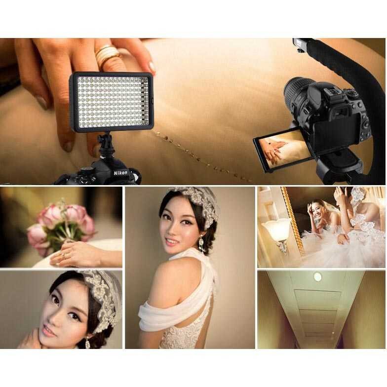 Terbaru ! TaffSTUDIO Lightdow Lighting Kamera 160 LED - LD-160