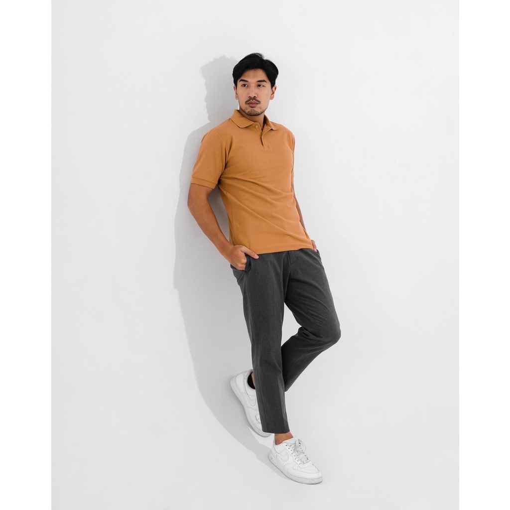 AKITA POLO SHIRT - Kaos Polo Pria in Brown (Coklat)