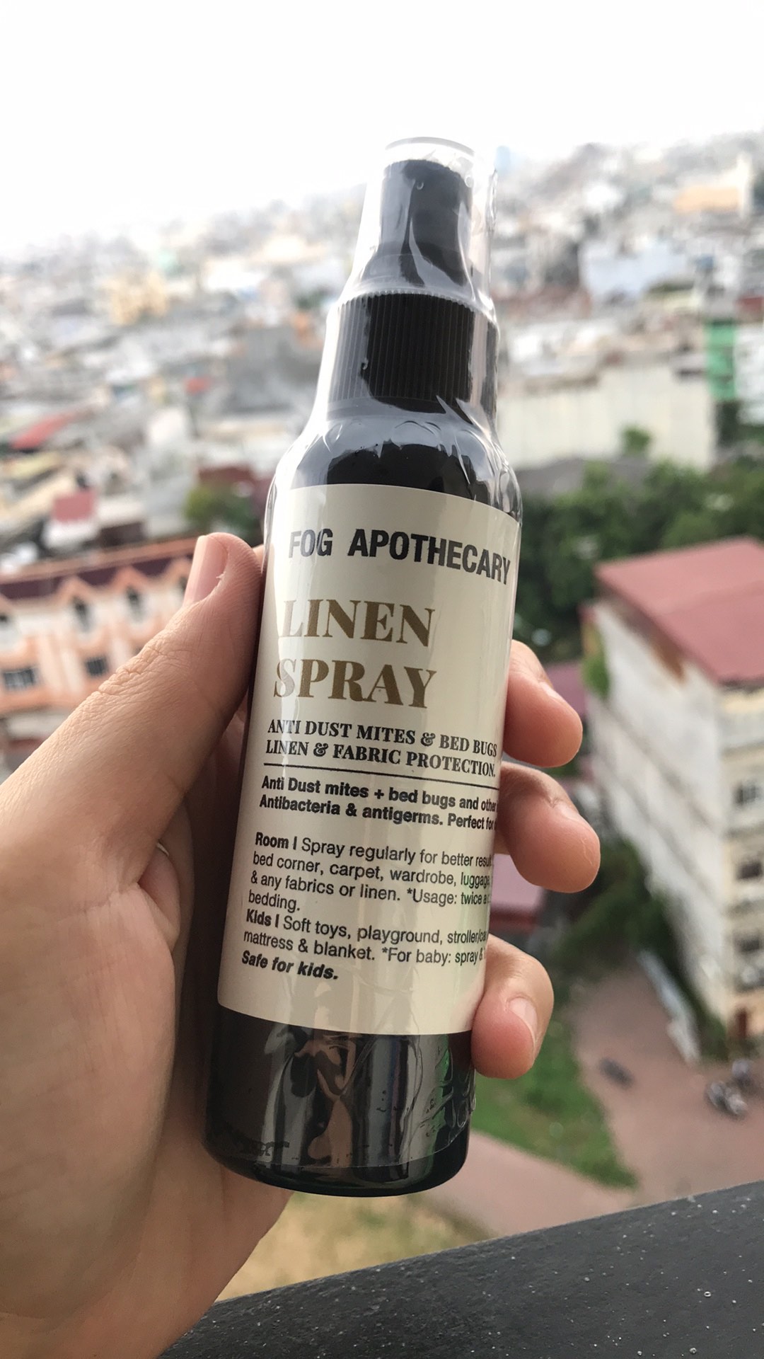 Fog Apothecary Linen Spray |anti-tungau & Kutu Debu