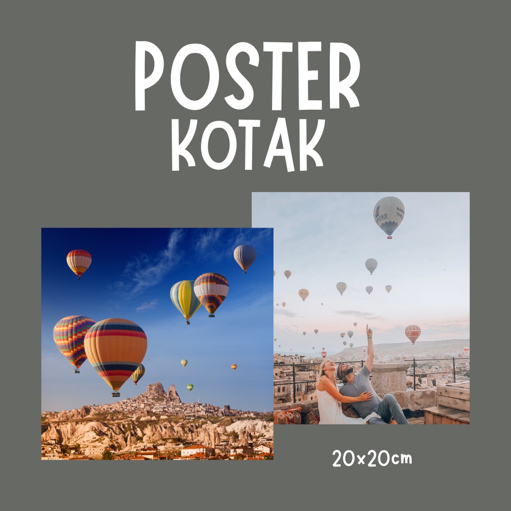 

[20x20] CETAK POSTER KOTAK SQUARE CUSTOM FOTO IDOLA VINTAGE MURAH