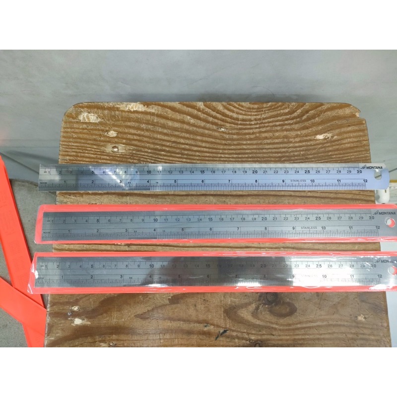 Ruler Stainless/ Penggaris Besi uk 30cm/ Mistar Besi 30cm Murah