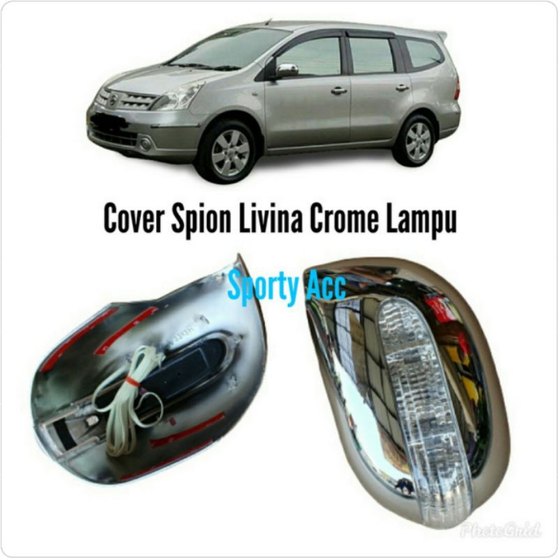 Cover Spion Livina Chrome Lampu