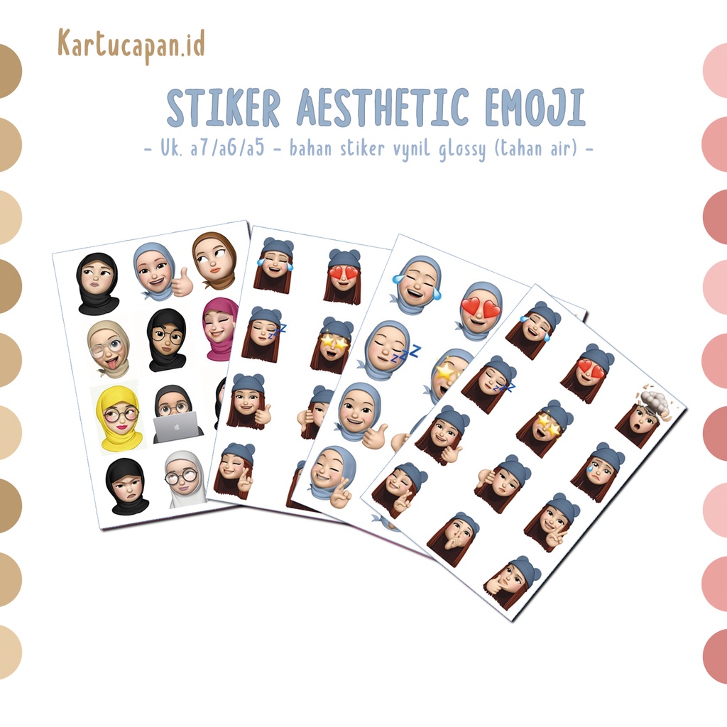 

(HNR)STIKER AESTHETIC EMOJI, STIKER TUMBLR, STIKER HP, STIKER LAPTOP, STIKER AESTHETIC