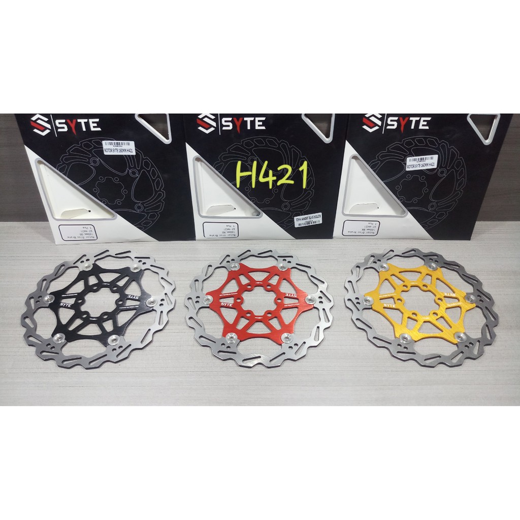 Rotor Floating Syte H421 160 mm six bolt