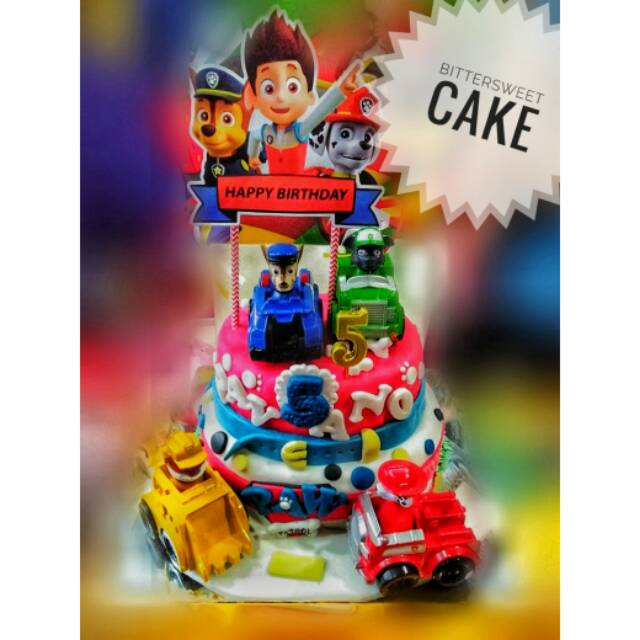 

Kue ulang tahun tema paw patrol