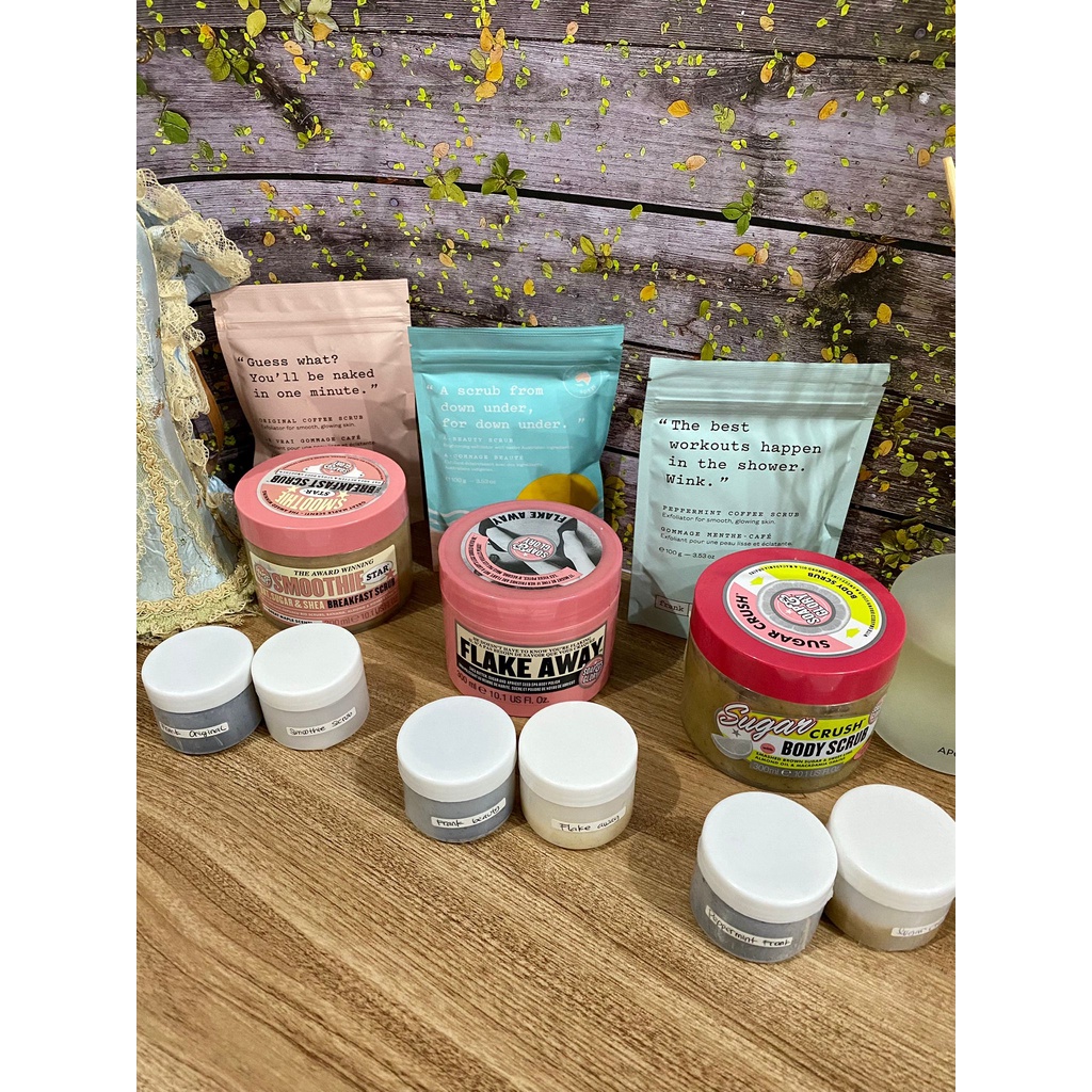 Share In Body Scrub Bundling Package Frank Body + Soap &amp; Glory