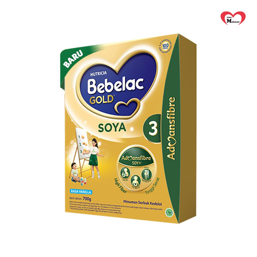 Bebelac Gold Soya 3 Vanila 700gr / Toko Makmur Online
