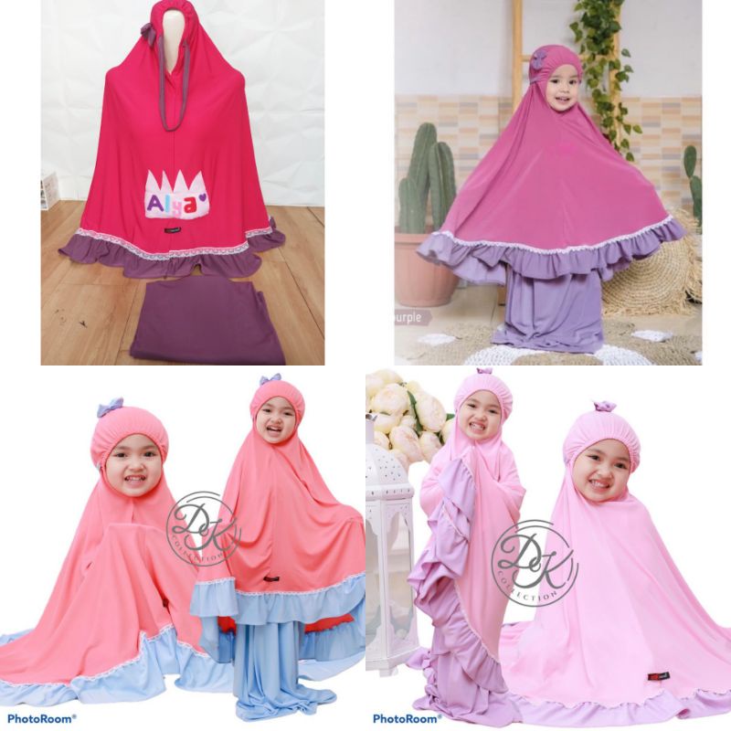 Mukena Nama anak mukena custom mukena pakai nama sendiri