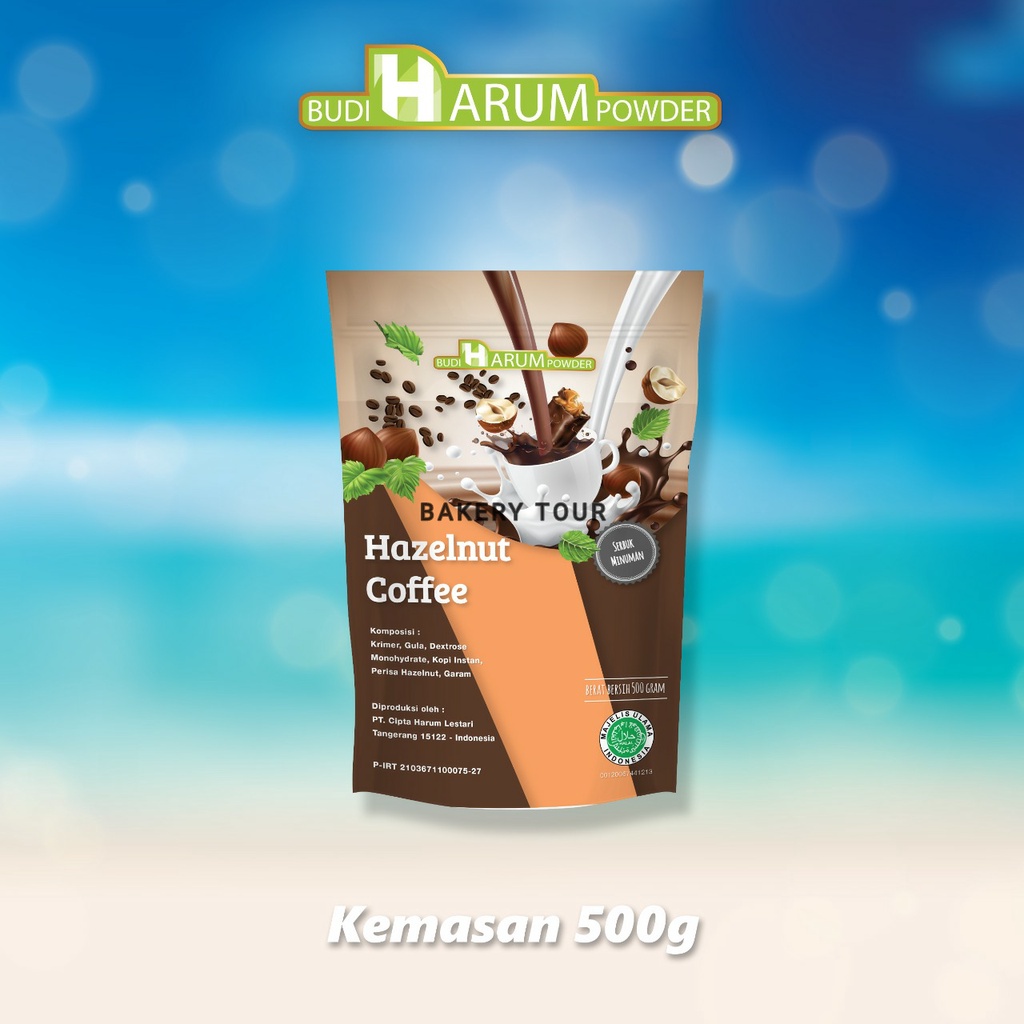 

Grosir Bubuk Minuman Bubuk Boba / Drink Powder Hazelnut Huzelnut Coffee Kopi HARUM 500gr