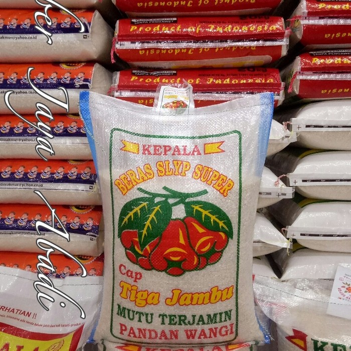 

Beras Cap Tiga Jambu 10 Kg