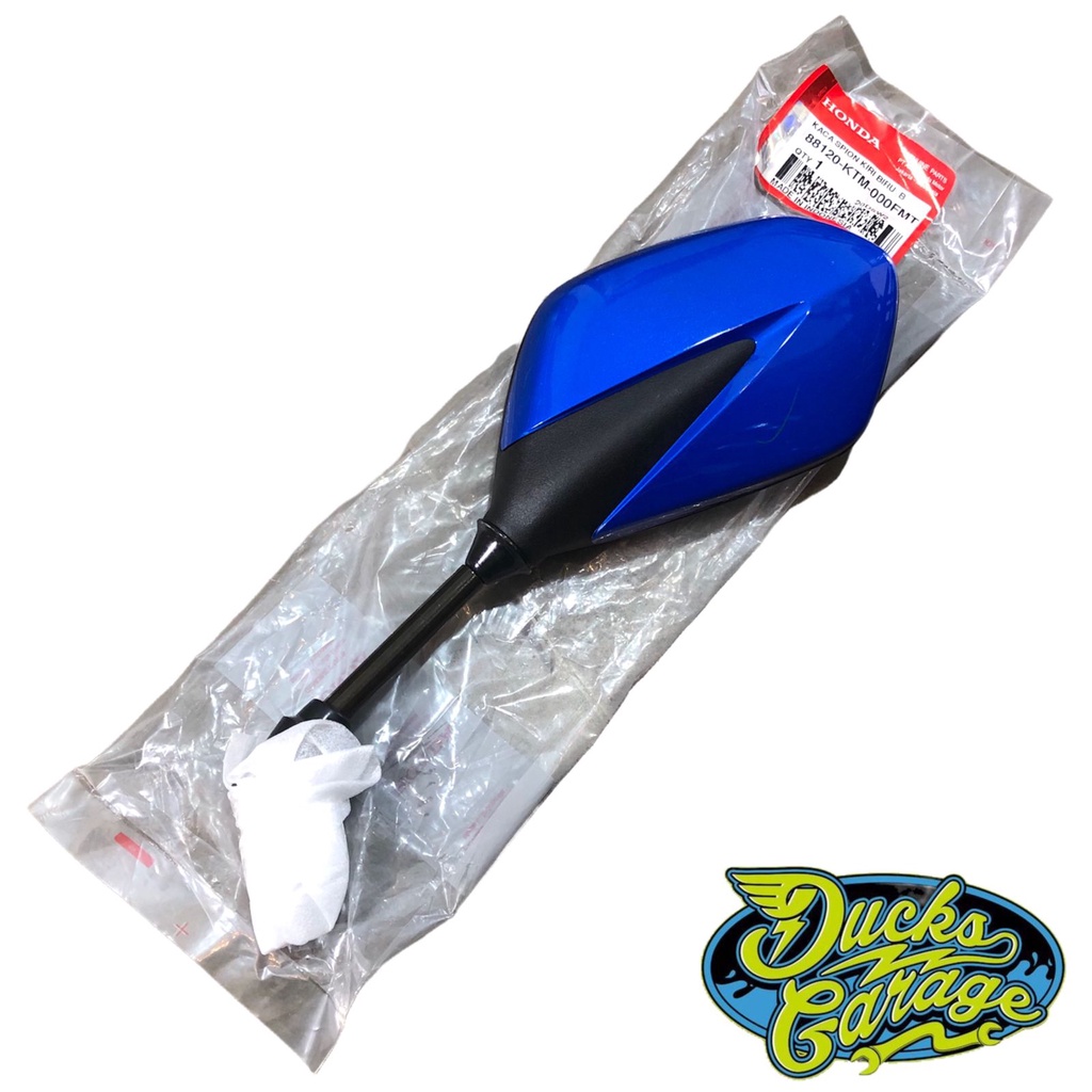 Spion Honda Supra 125 Biru Hitam Original Bagian Kiri Saja