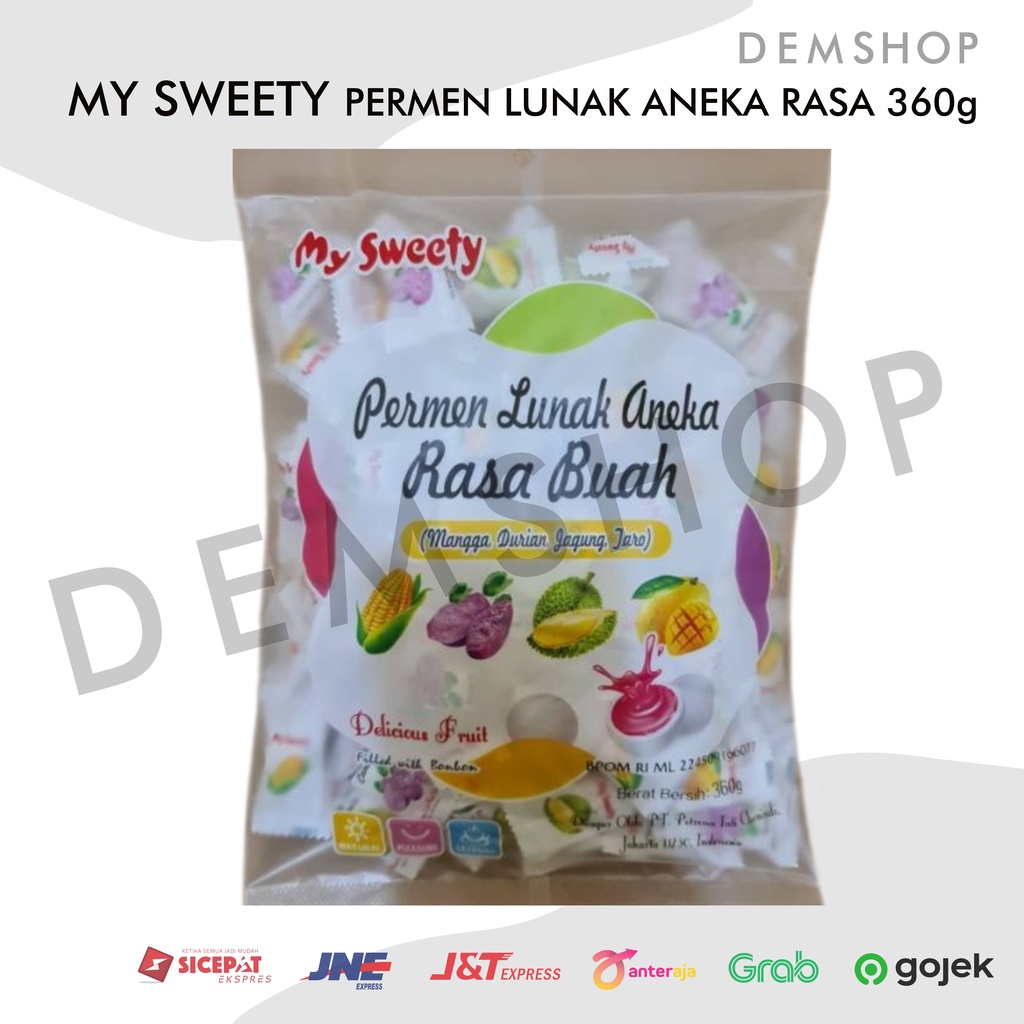 

My Sweety / Permen lunak/ Permen rasa buah/ Permen aneka rasa 360g