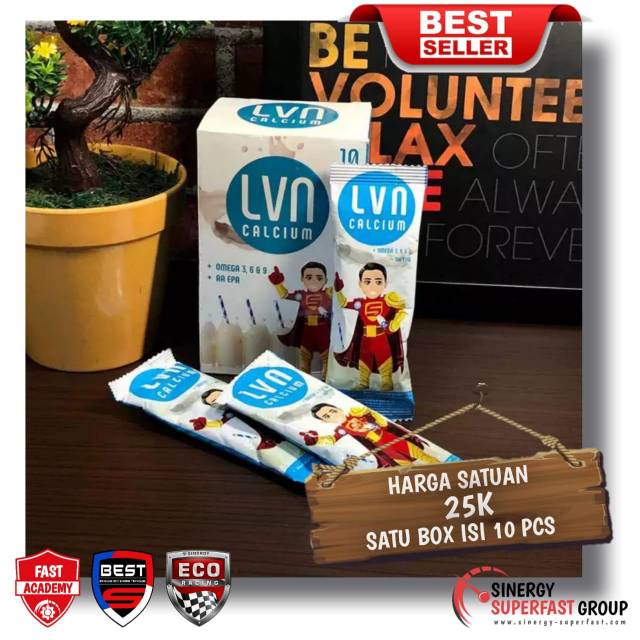 LVN CALCIUM 100% ORIGINAL || KESEHATAN ANAK,DEWASA DAN MANULA || MINIMAL PEMBELIAN 1 BOX