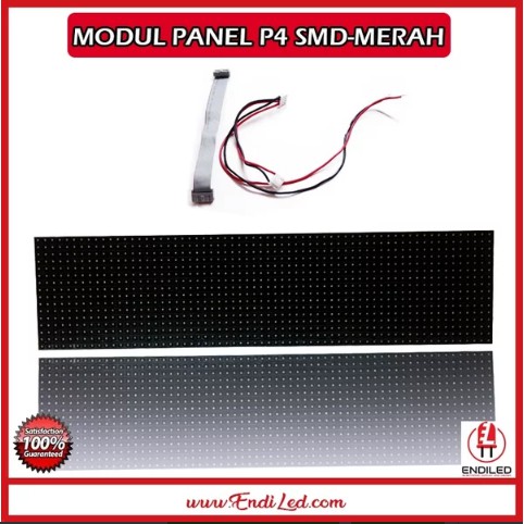Modul panel running text p4.75-merah