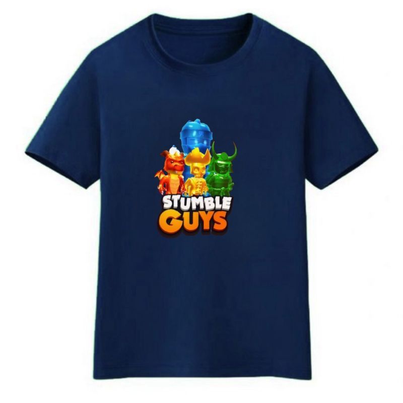 Baju Stumble guys Anak Kaos Stumble guys Anak/Remaja/Dewasa Ukuran S.M.L.XL.2XL.3XL.4XL.5XL