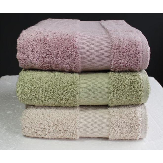 Handuk Nolabel Exclusive 70X140Cm - Merah Muda Unit Terbagus