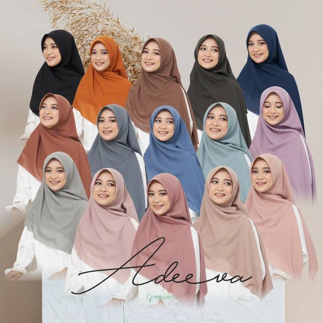Adeeva scarf voal segi empat greenism
