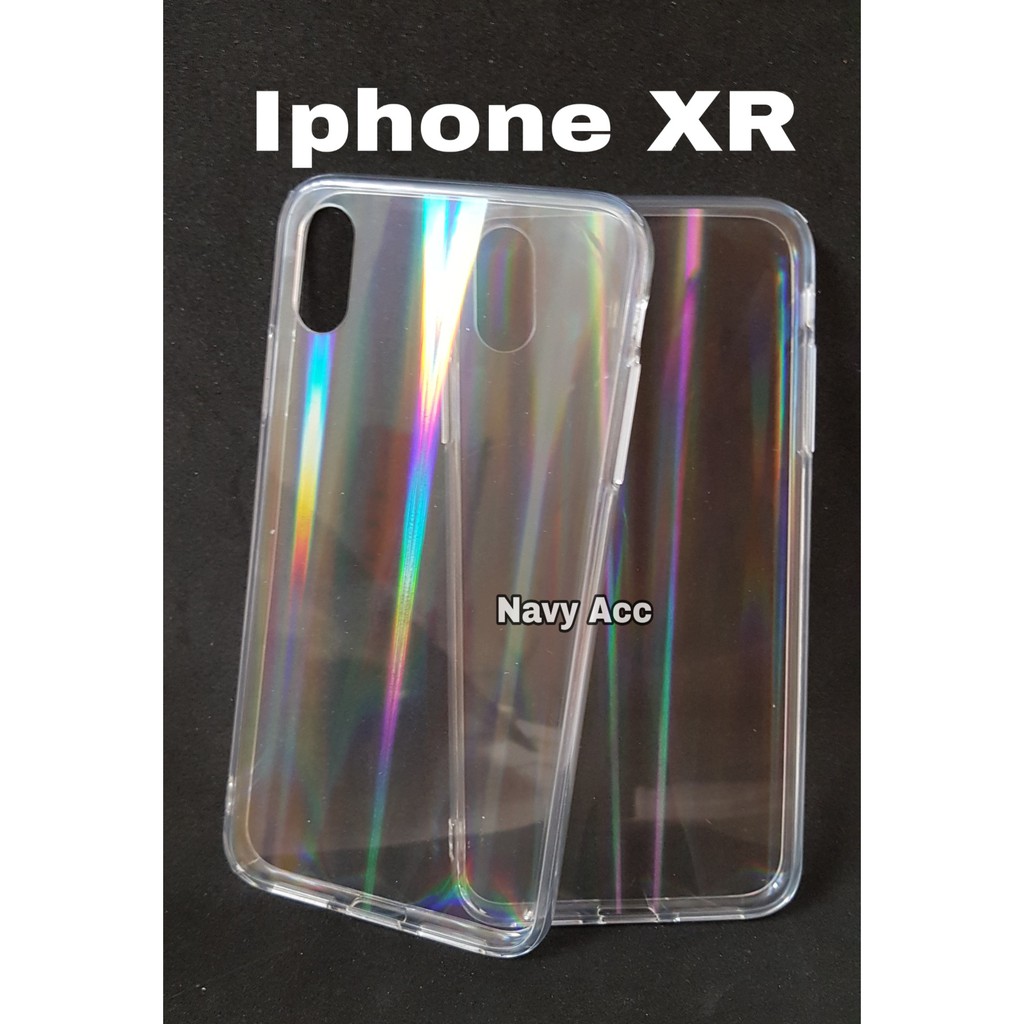 Softcase Rainbow Transparan Iphone Xs Max - XR - X - Iphone 6 - 6 Plus - 7 Plus