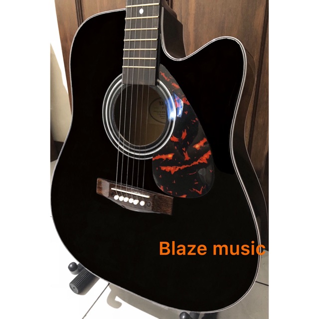 Gitar akustik Hitam / Natural GLOSSY DOFF