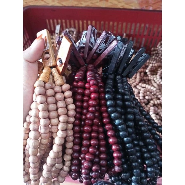tasbih kayu 33 butir