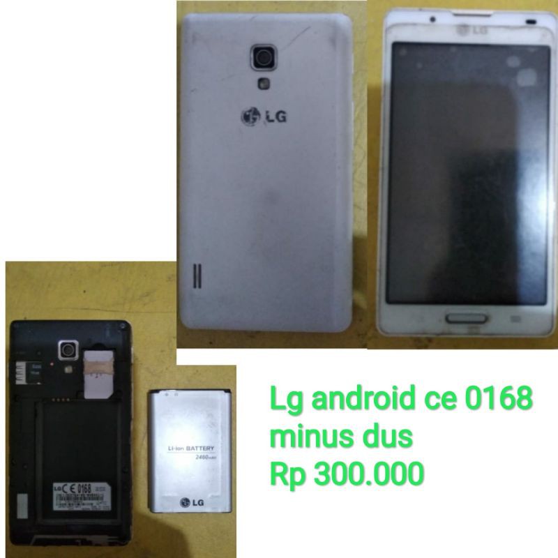BU hp LG sekend 0168 android 4 inch