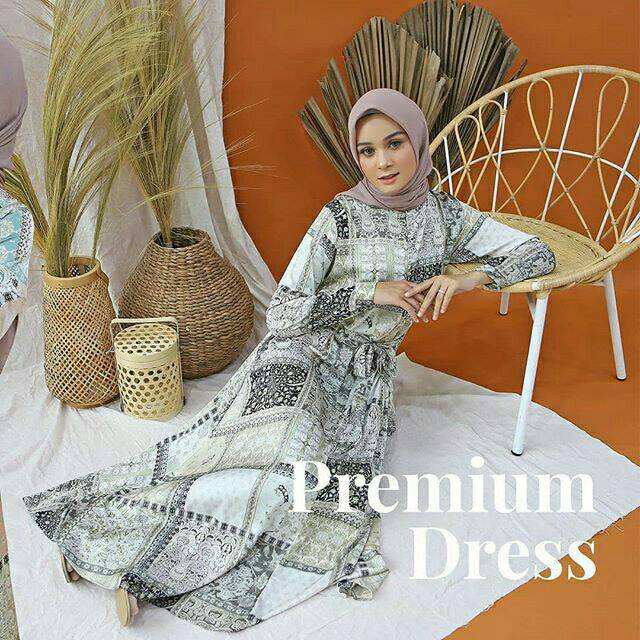 Lora Dress Grey by mayoutfit