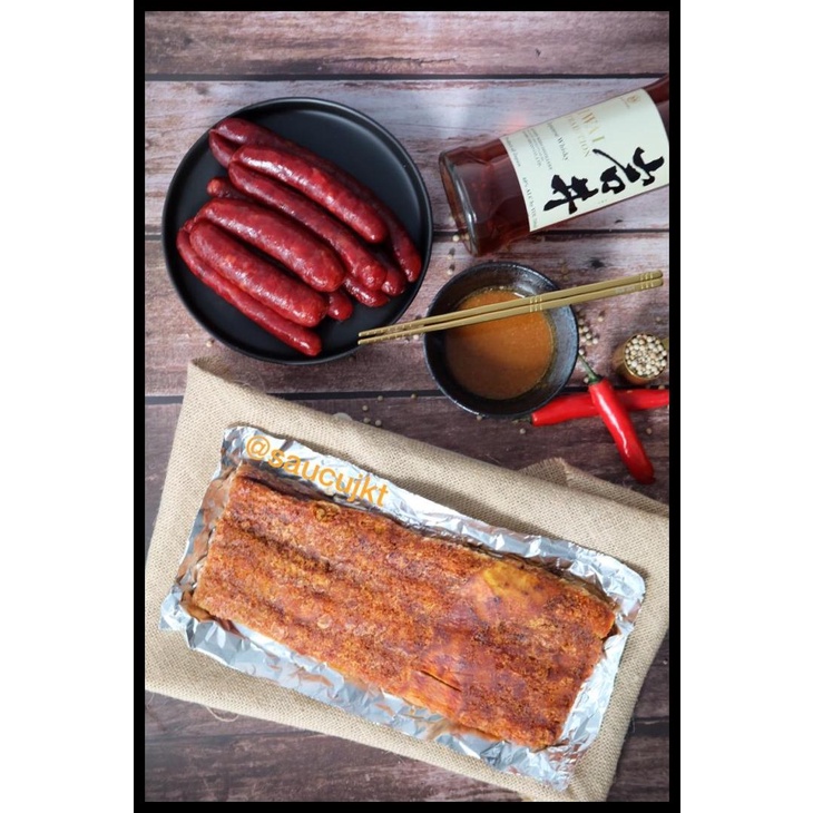 

DISKON TERBATAS !!! SAUCU BABI PANGGANG BAPANG ASLI BANGKA ROASTED PORK (1 KG) TERLARIS