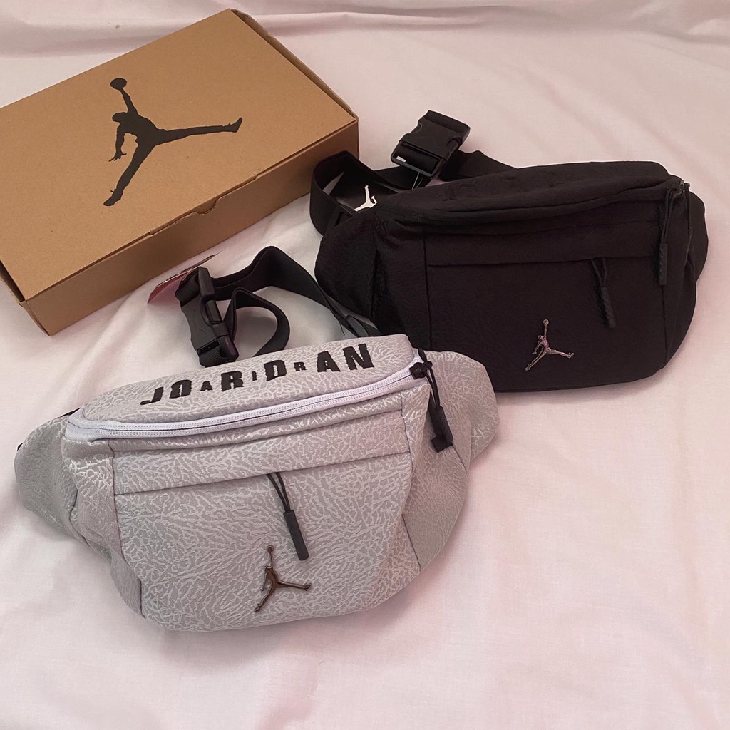 Waistbag Jordan Burst Crack FULLSET / Tas Selempang Tas Jordan Tas Kulit