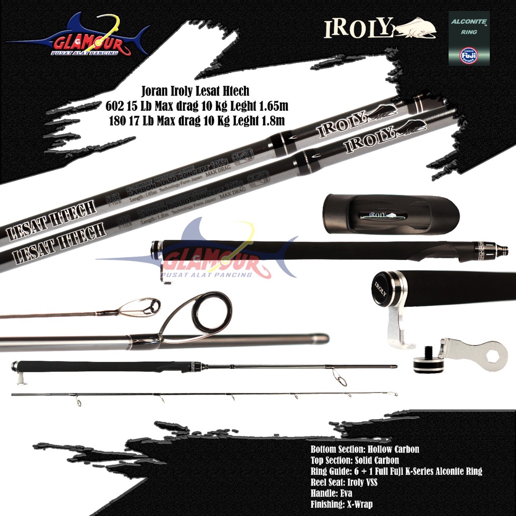 STICK IROLY LESATH HTECH 165 & 180 / JORAN PANCING IROLY LESATH HTECH