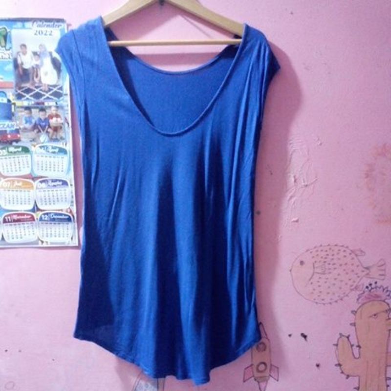 ZARA atasan wanita/atasan tanpa lengan/inner tanpa lengan