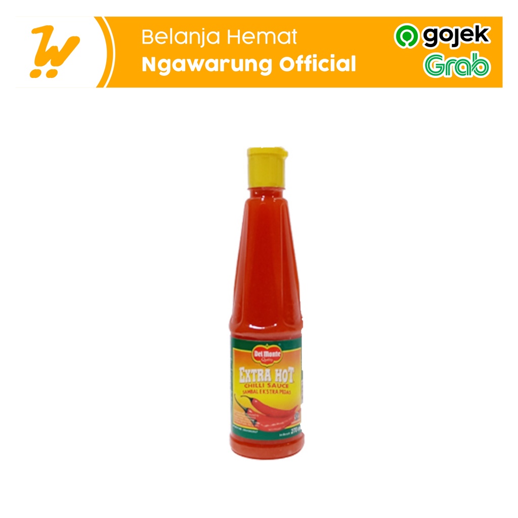 

Delmonte Chilli Sauce Extra Hot Botol 270Ml