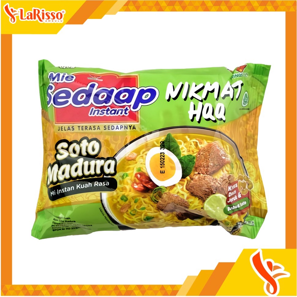 

MIE SEDAAP MIE INSTAN SOTO MADURA 82GR (3'S)