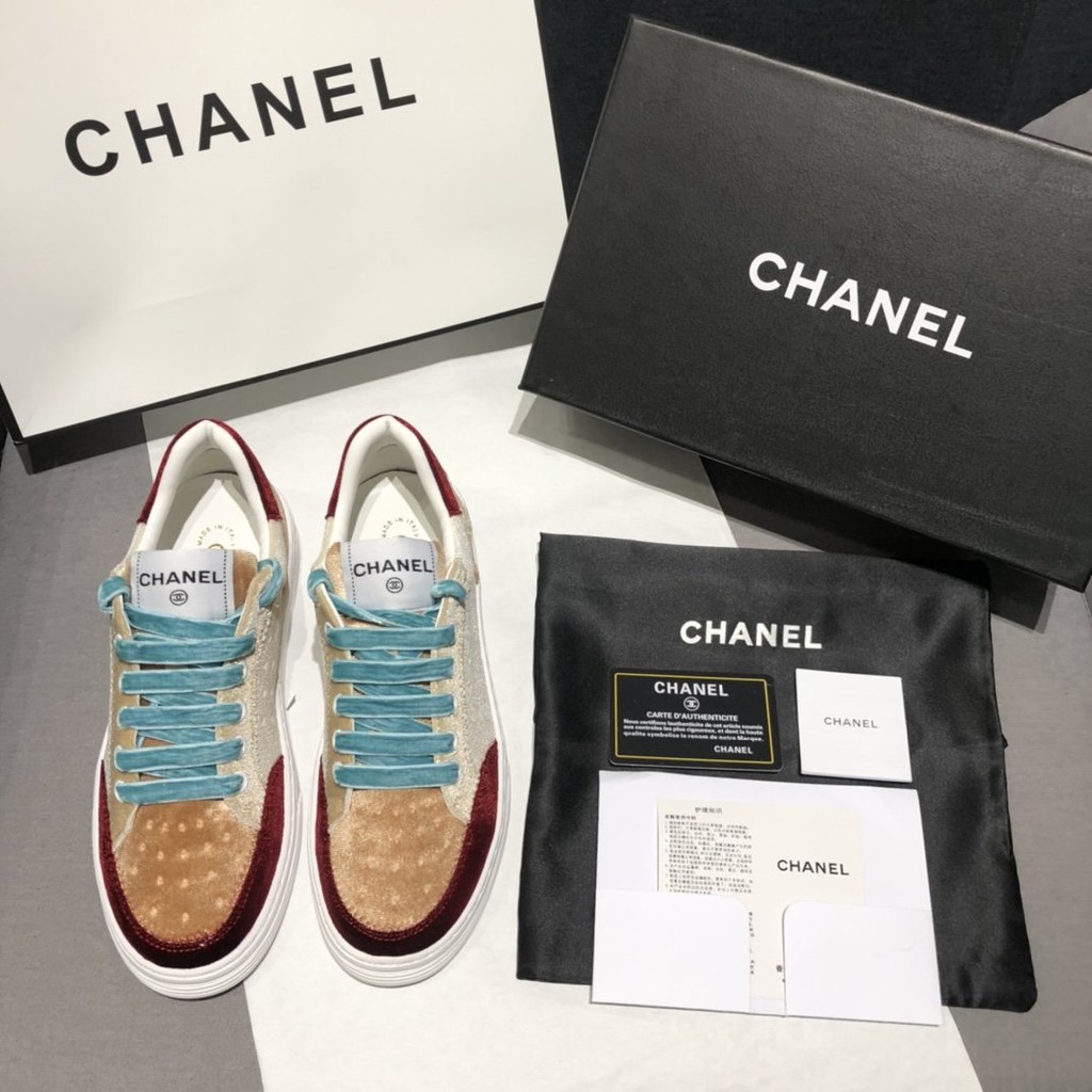 chanel low top sneakers
