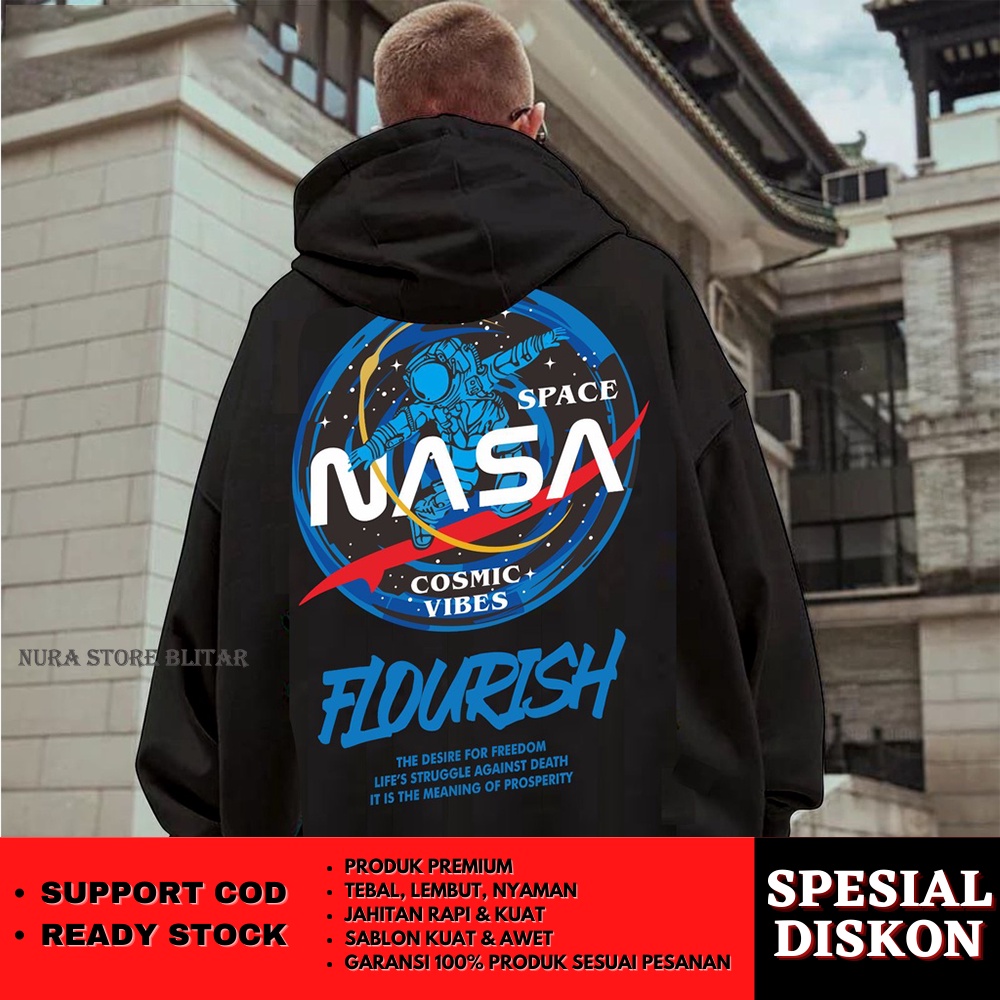 Sweter Sweeter Jacket Hudie Pria Cowok Distro Original Ukuran Remaja Dewasa Model Nasa Jumbo Oversiz