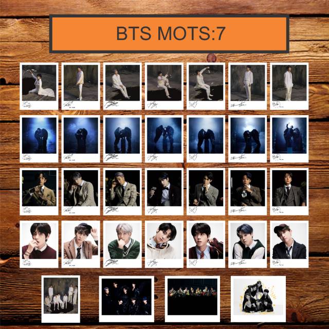 BTS MAP OF THE SOUL:7 ALBUM SIGNED KPOP POLAROID